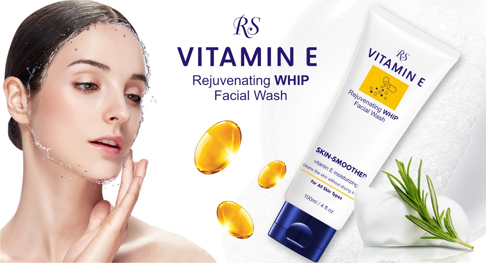 Vitamin e face cleanser