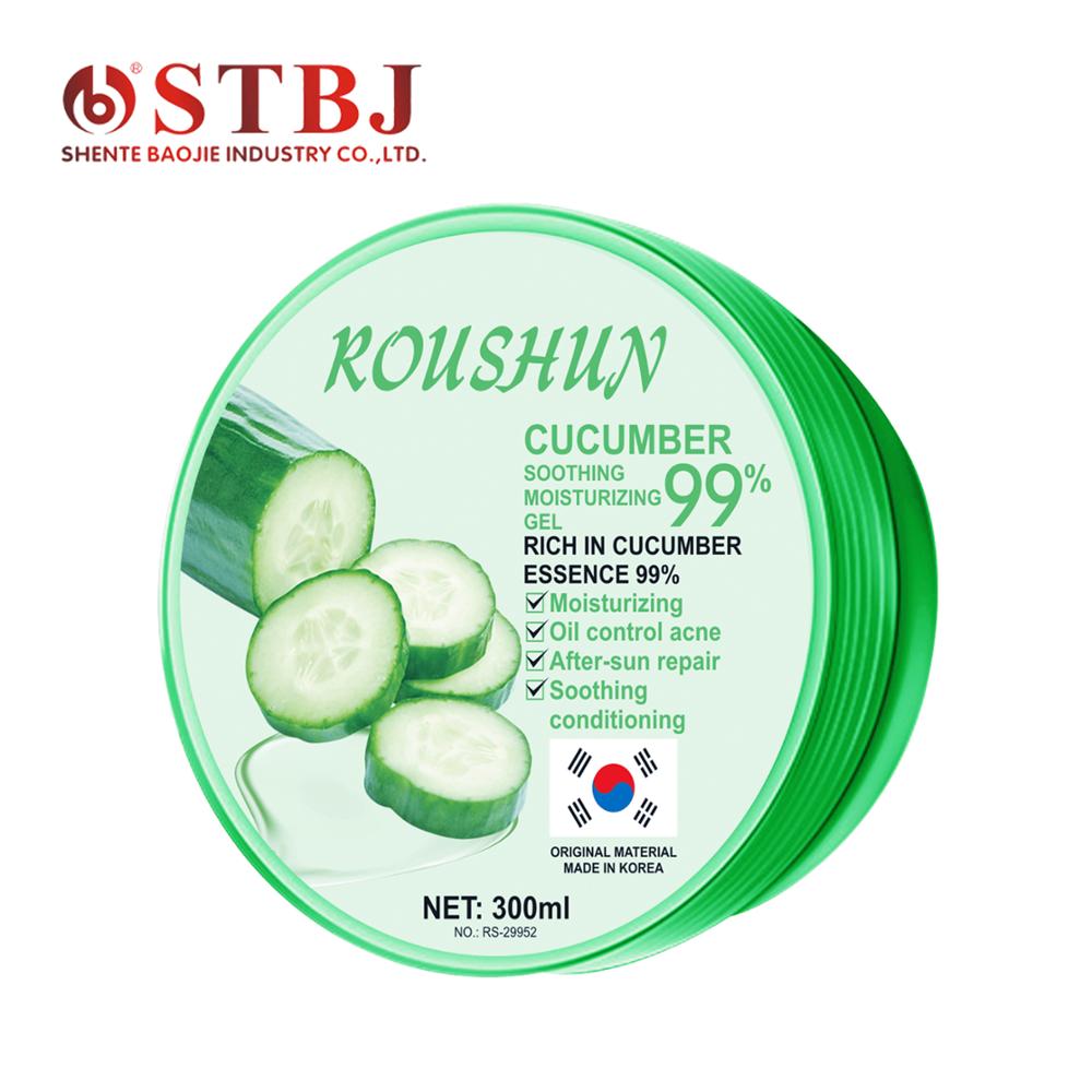 Cucumber moisturizing gel