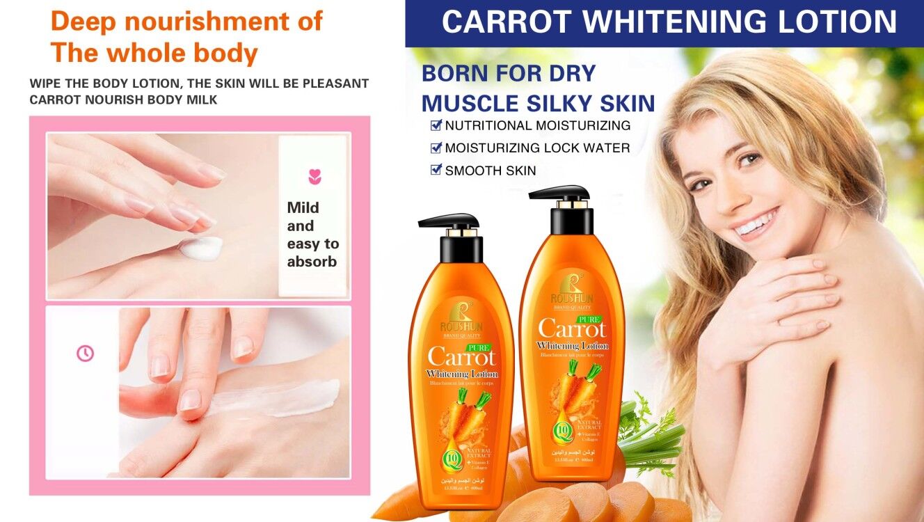 carrot body lotion