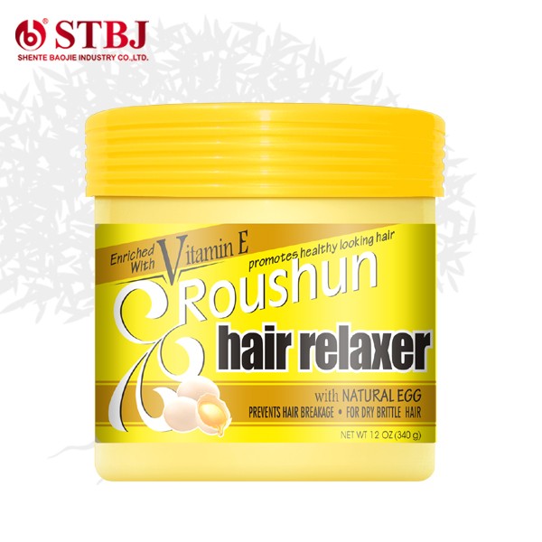 ROUSHUN Egg Hair Straightening Relaxer Cream  