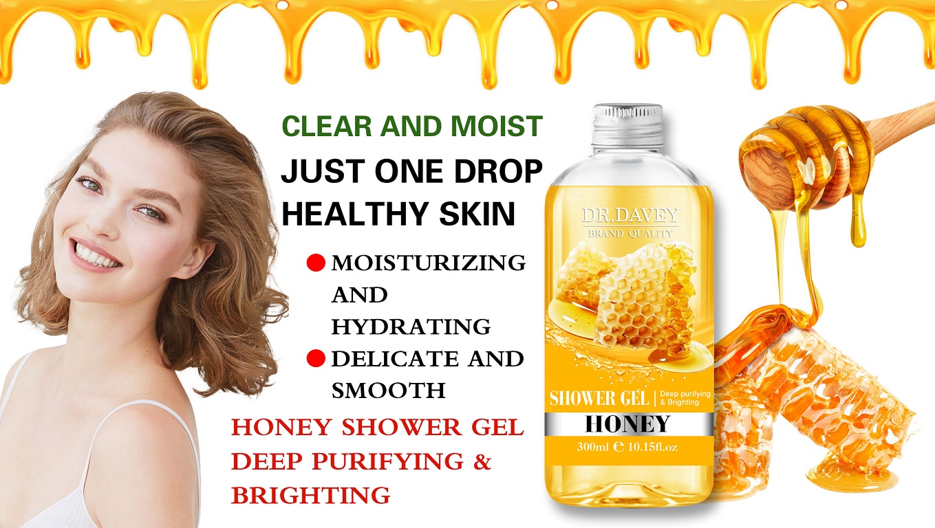 Dv.davey Brand Quality Deep Purifying And Brightening Honey Shower Gel