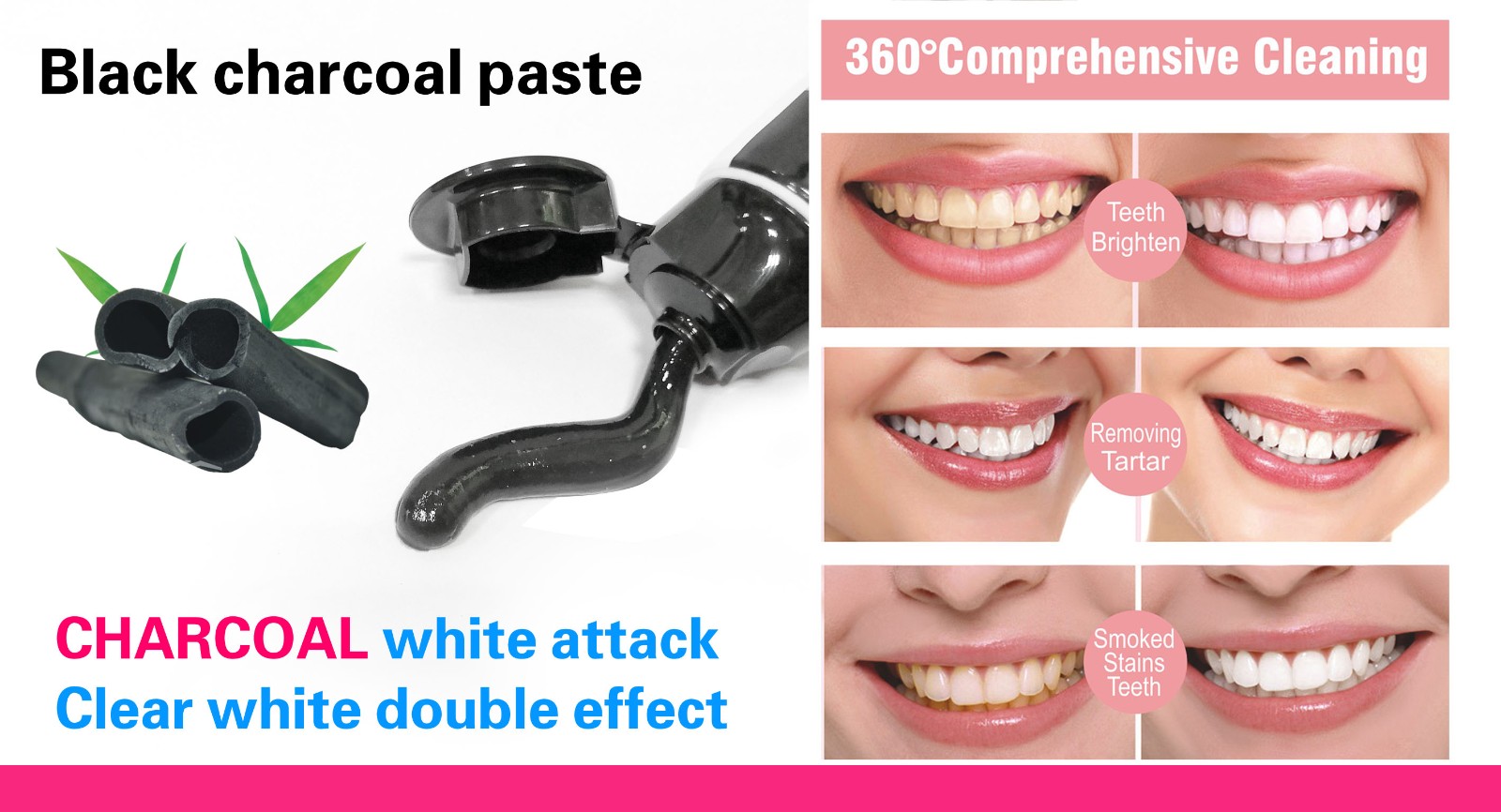 Charcoal Whitening Cleaning Activated Toothpaste