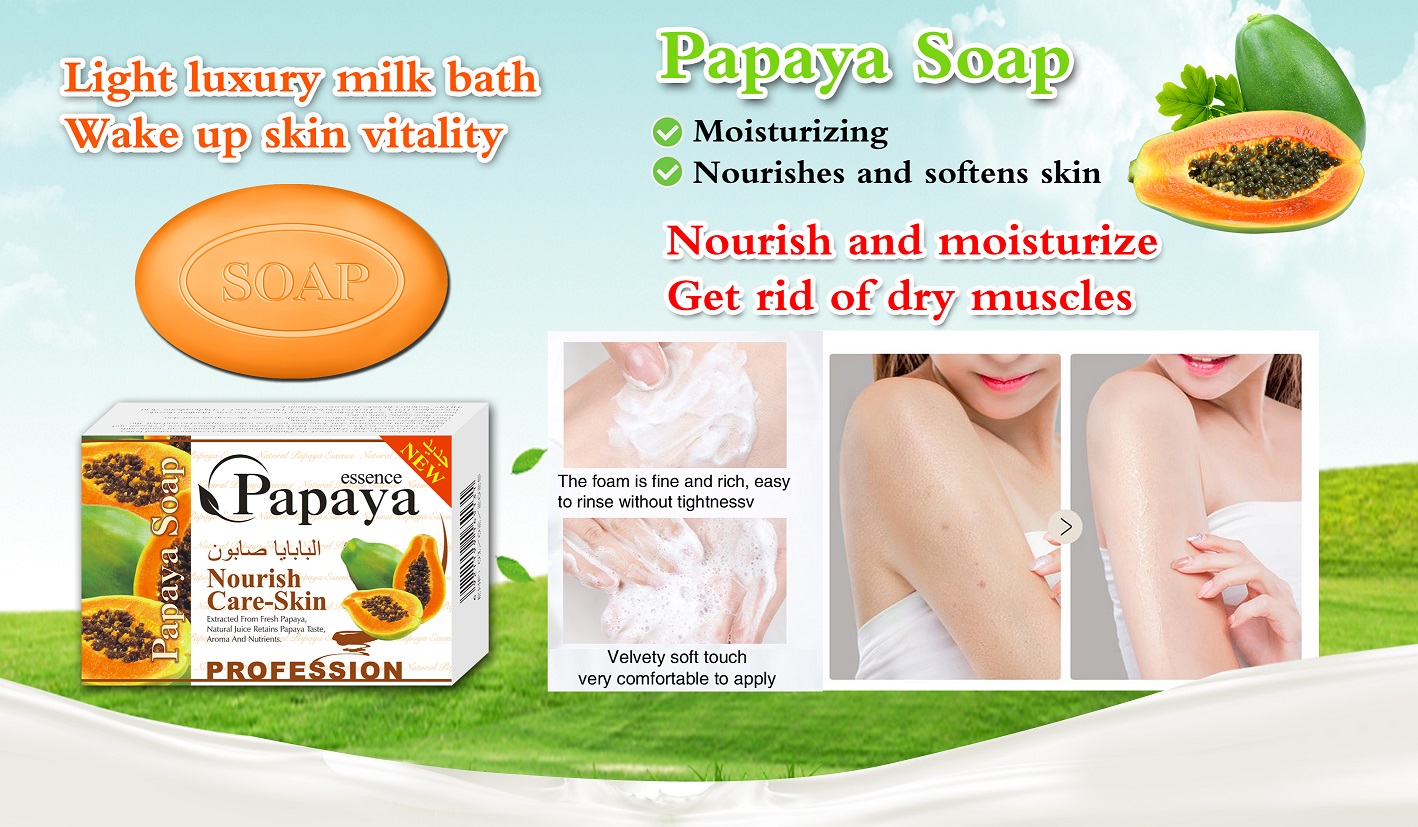 Papaya Whitening Natural French Organic Soap
