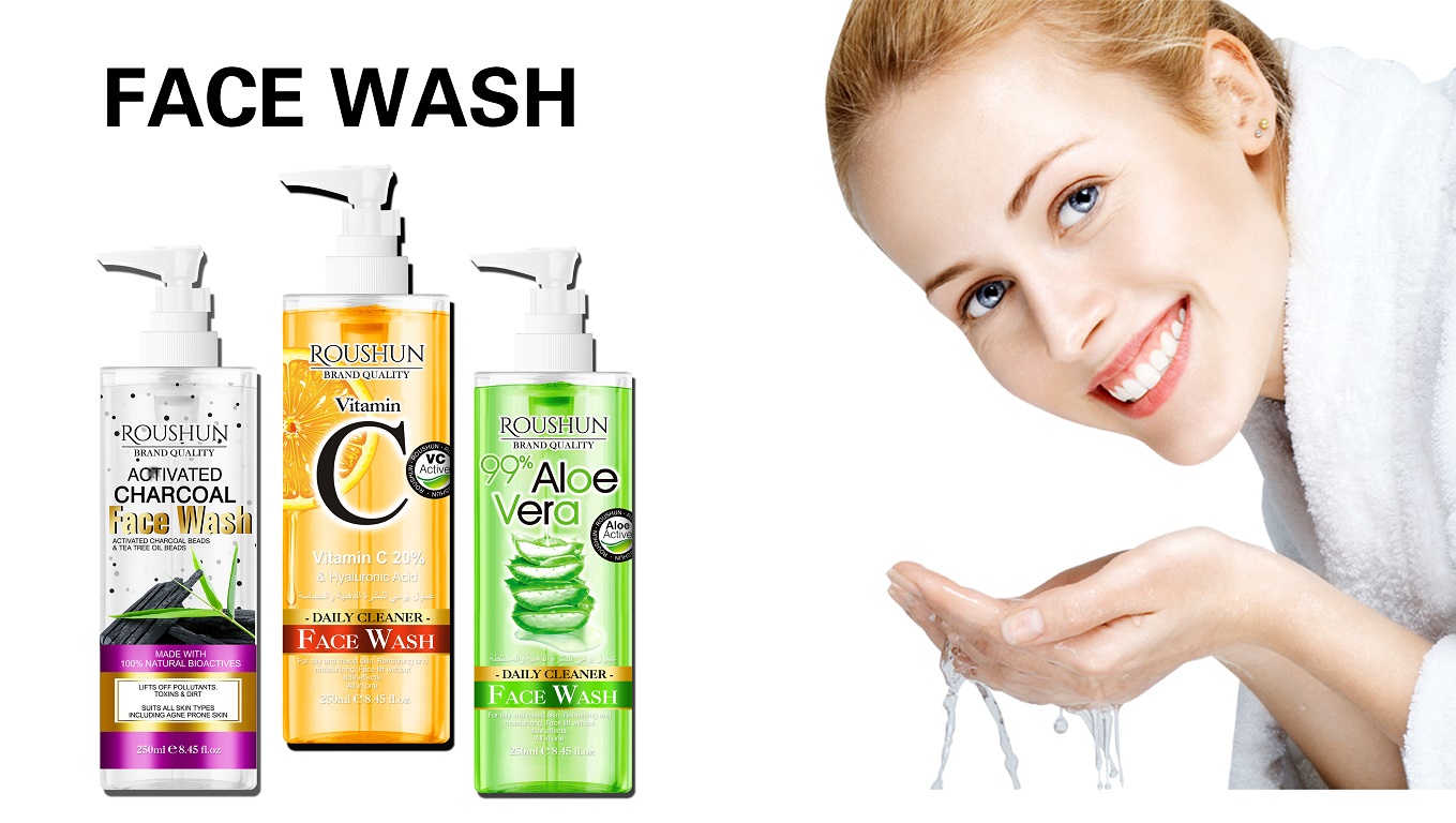 Roushun Charcoal Face Wash Foam Facial Cleanser