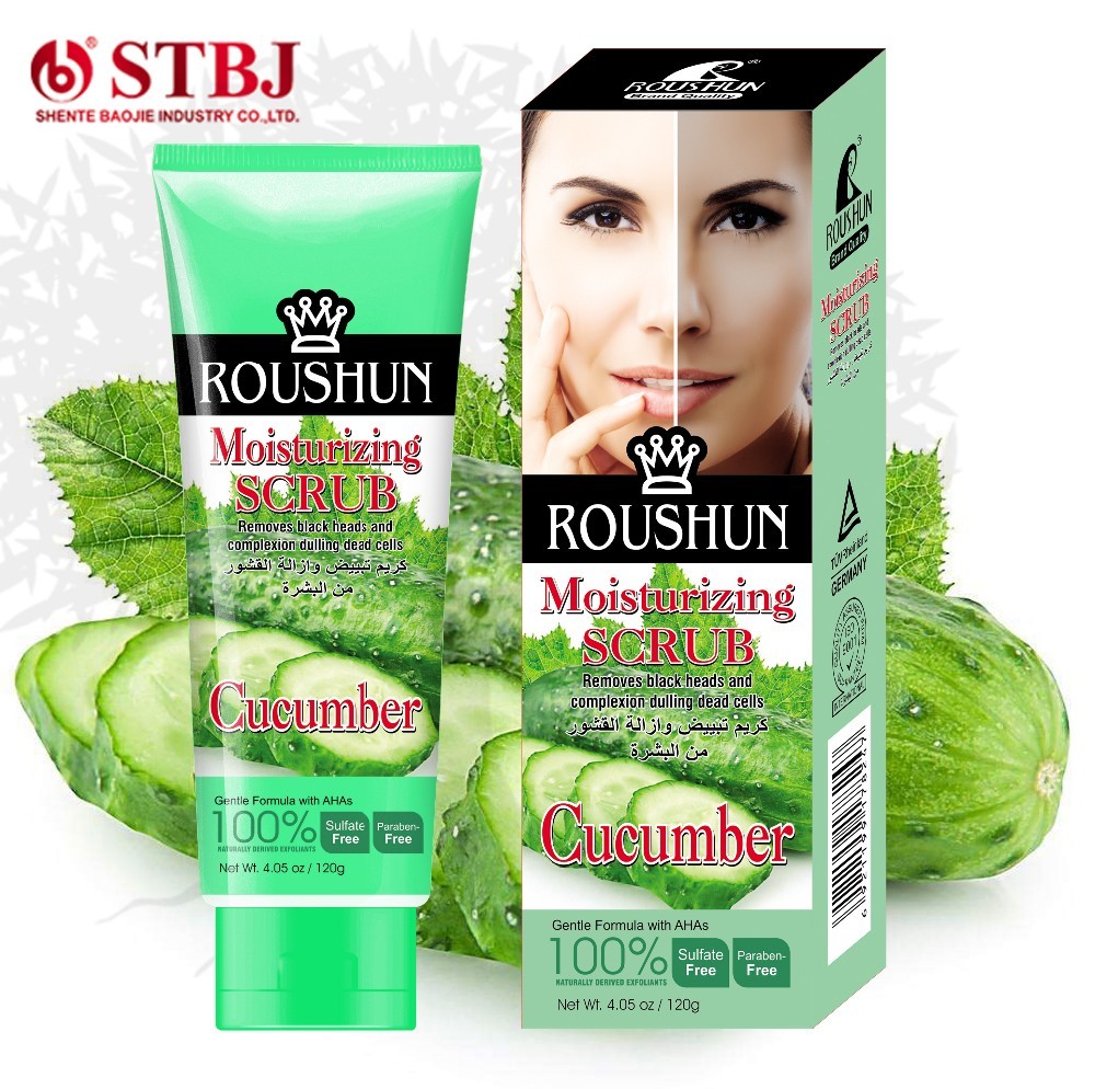 ROUSHUN whitening  nourish restore cucumber scrub