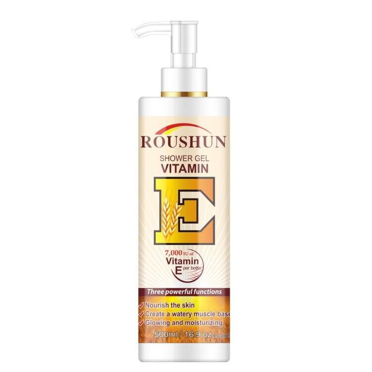Roushun vitamin E nourish moisturizing body wash whitening