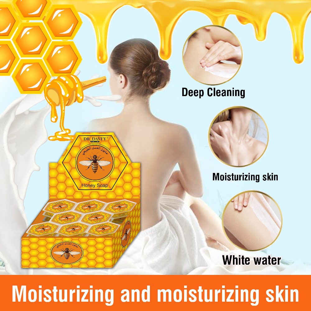 DR-DAVEY hexagon  beauty honey whitening soap
