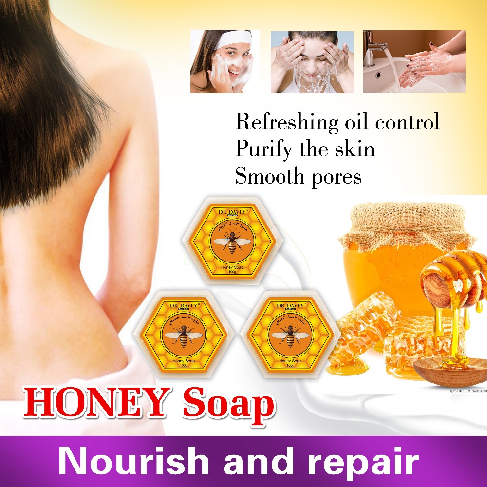 DR-DAVEY hexagon  beauty honey whitening soap