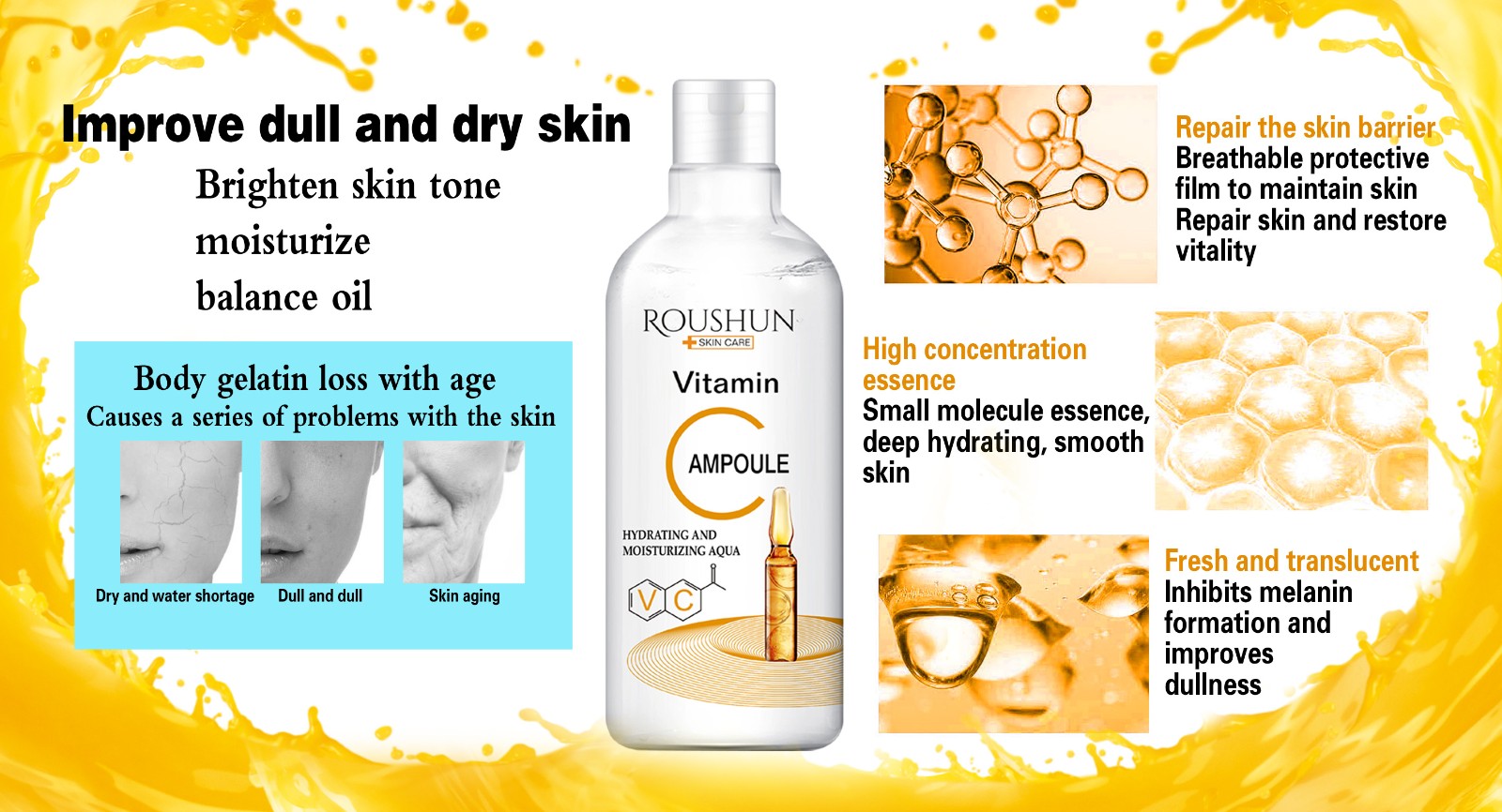 Roushun VC moisturizing aqua