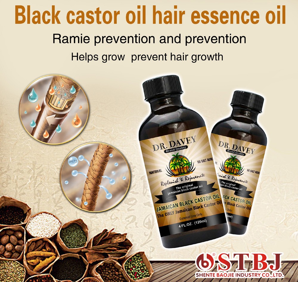 Dr.DAVEY natural jamaican black castor oil hair growth 