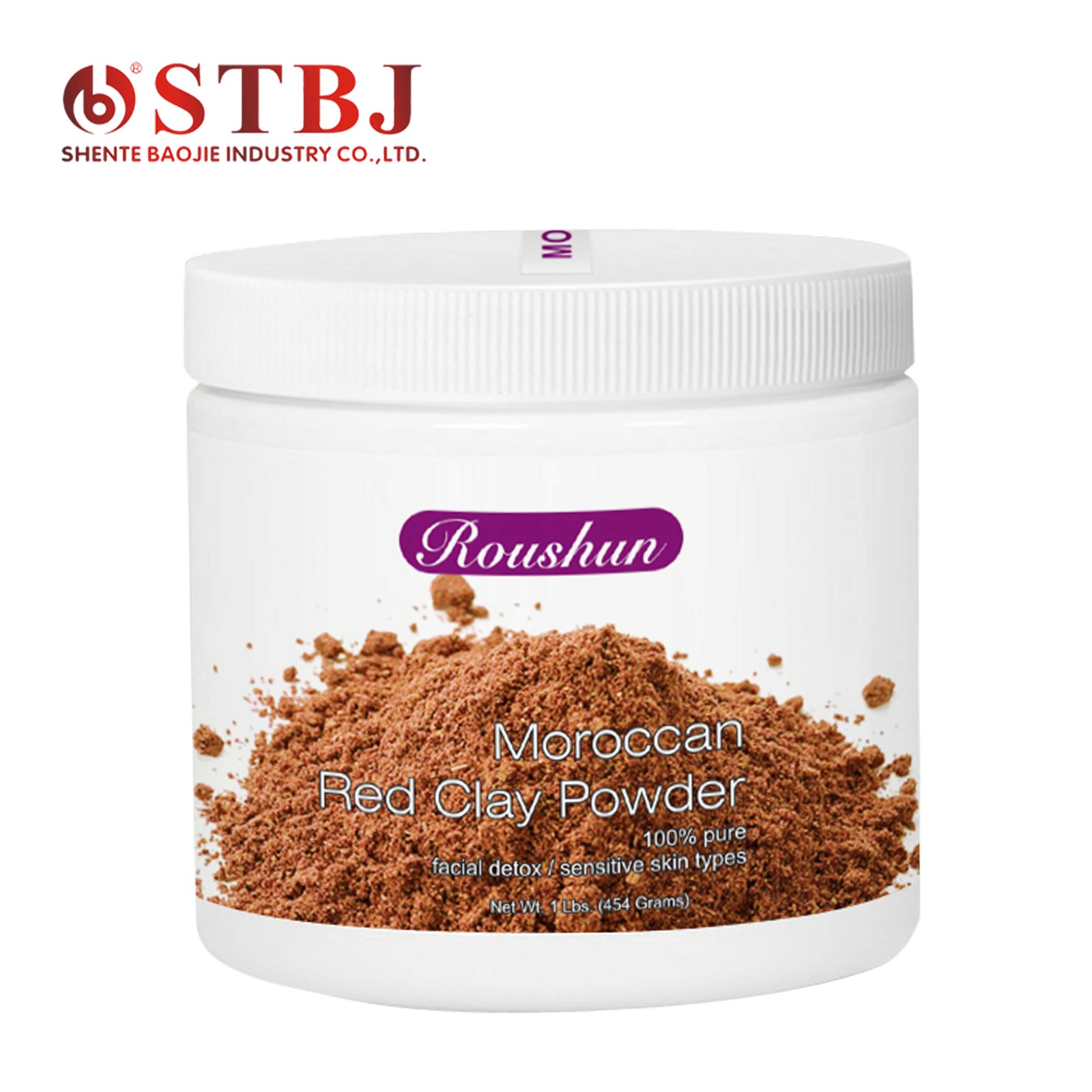 ROUSHUN brand quality moraccanred clay powder hyaluronic acid 