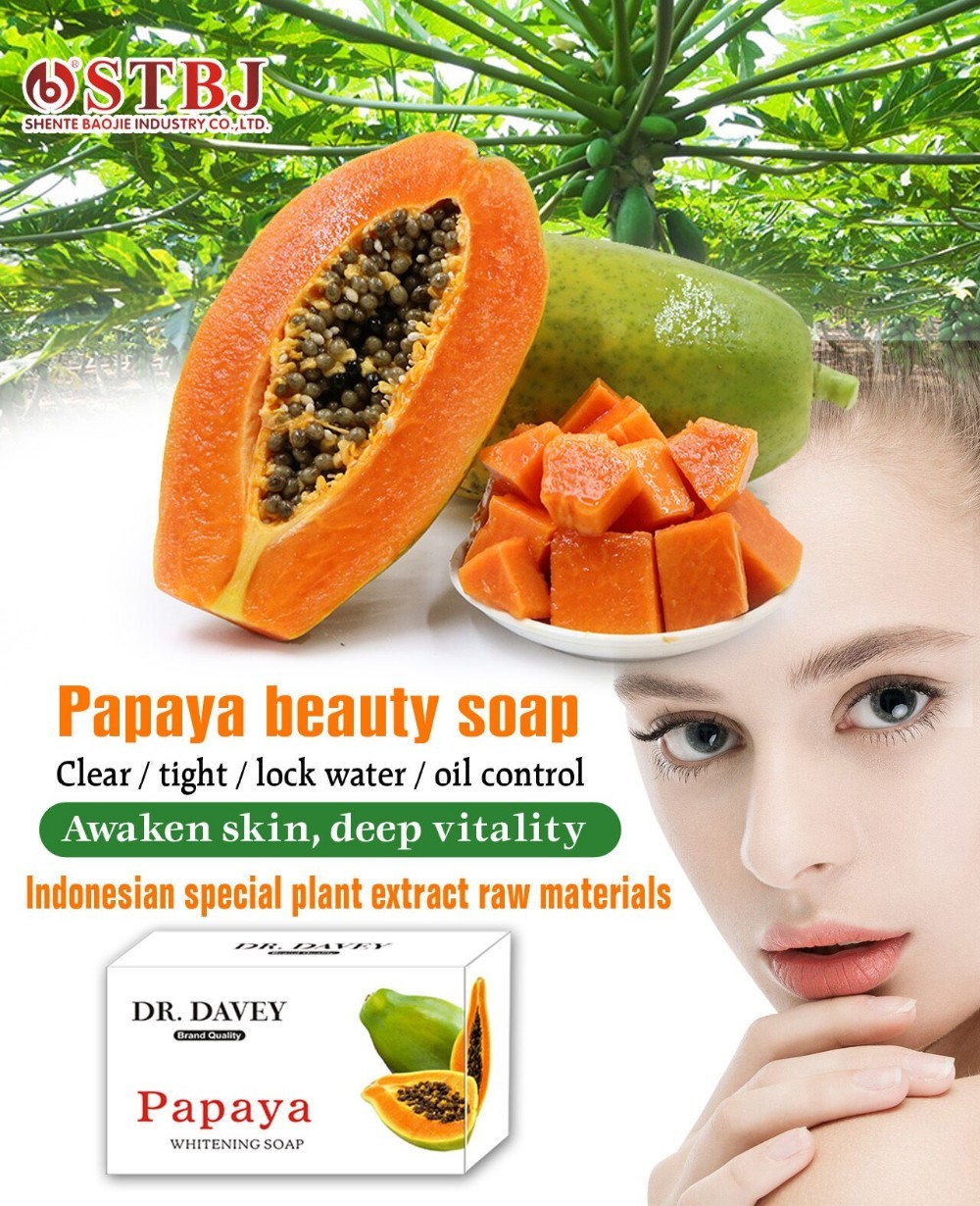 papaya whitening  high quality  beauty soap