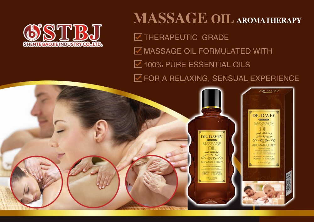 DR. DAVEY nourishing sensual relaxed body massage oil