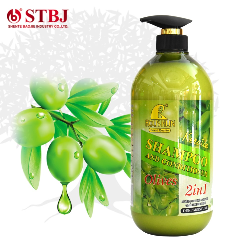 ROUSHUN  hair dye growth salon olive shampoo