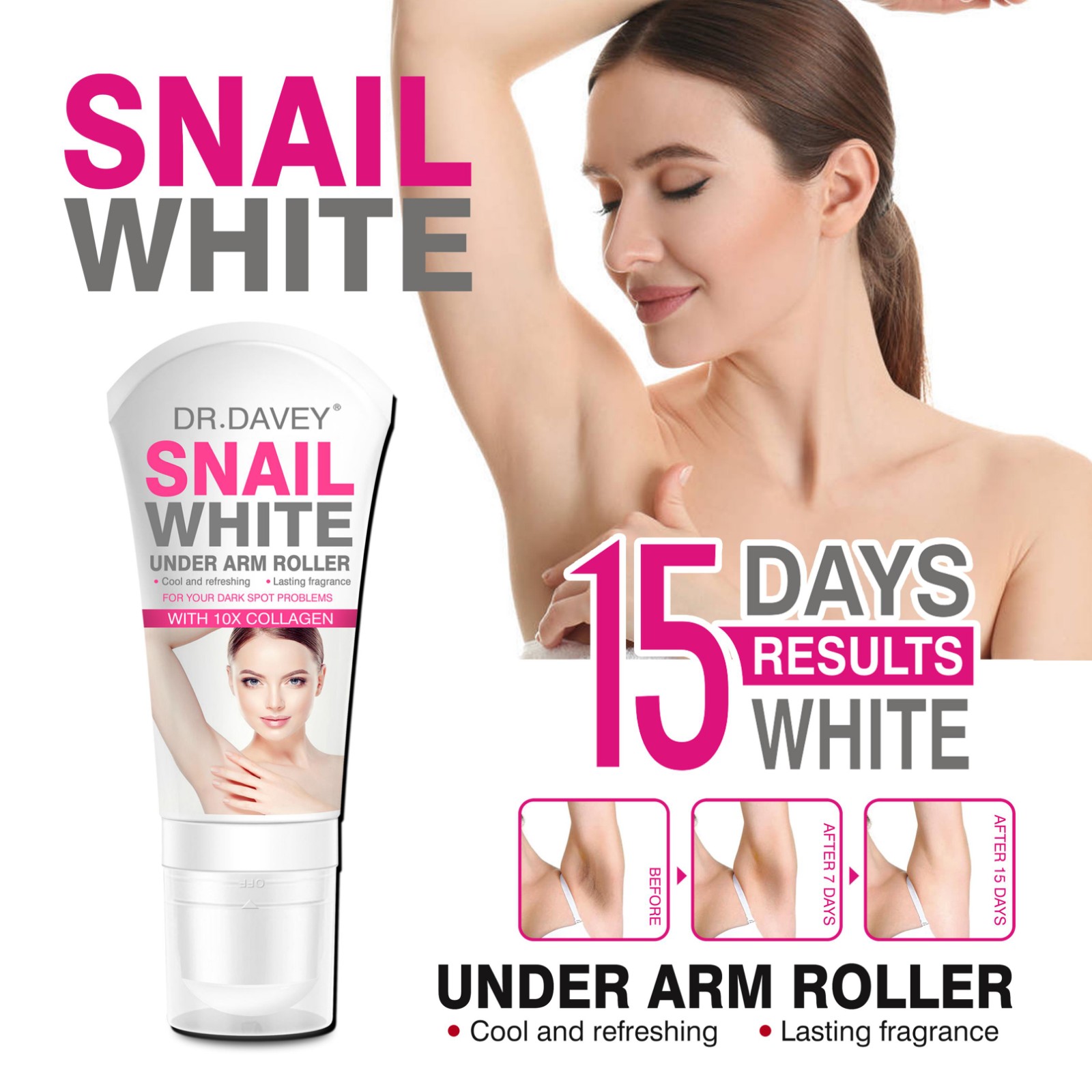Snail Roll-On Underarm Whitening Liquid