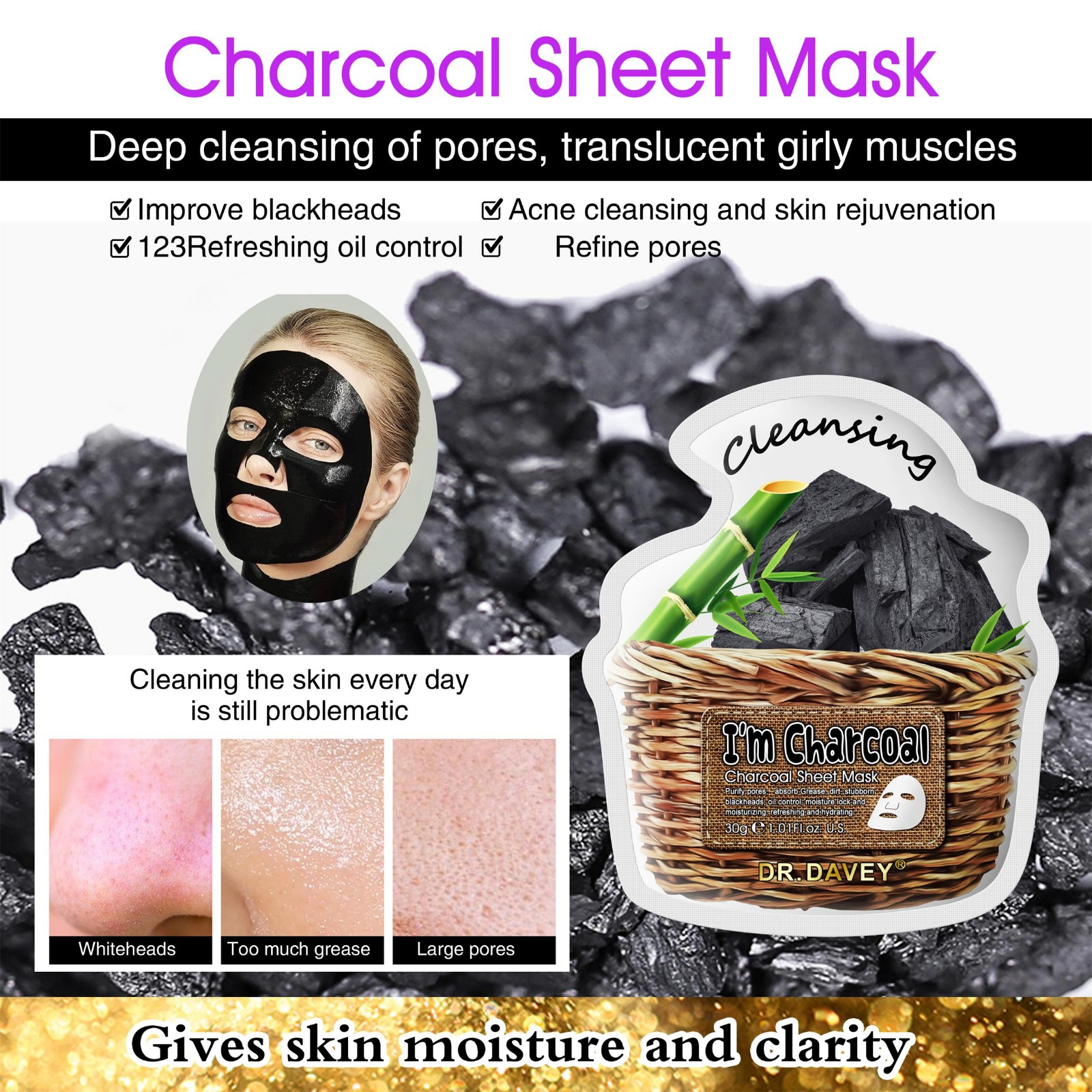 charcoal mask sheet