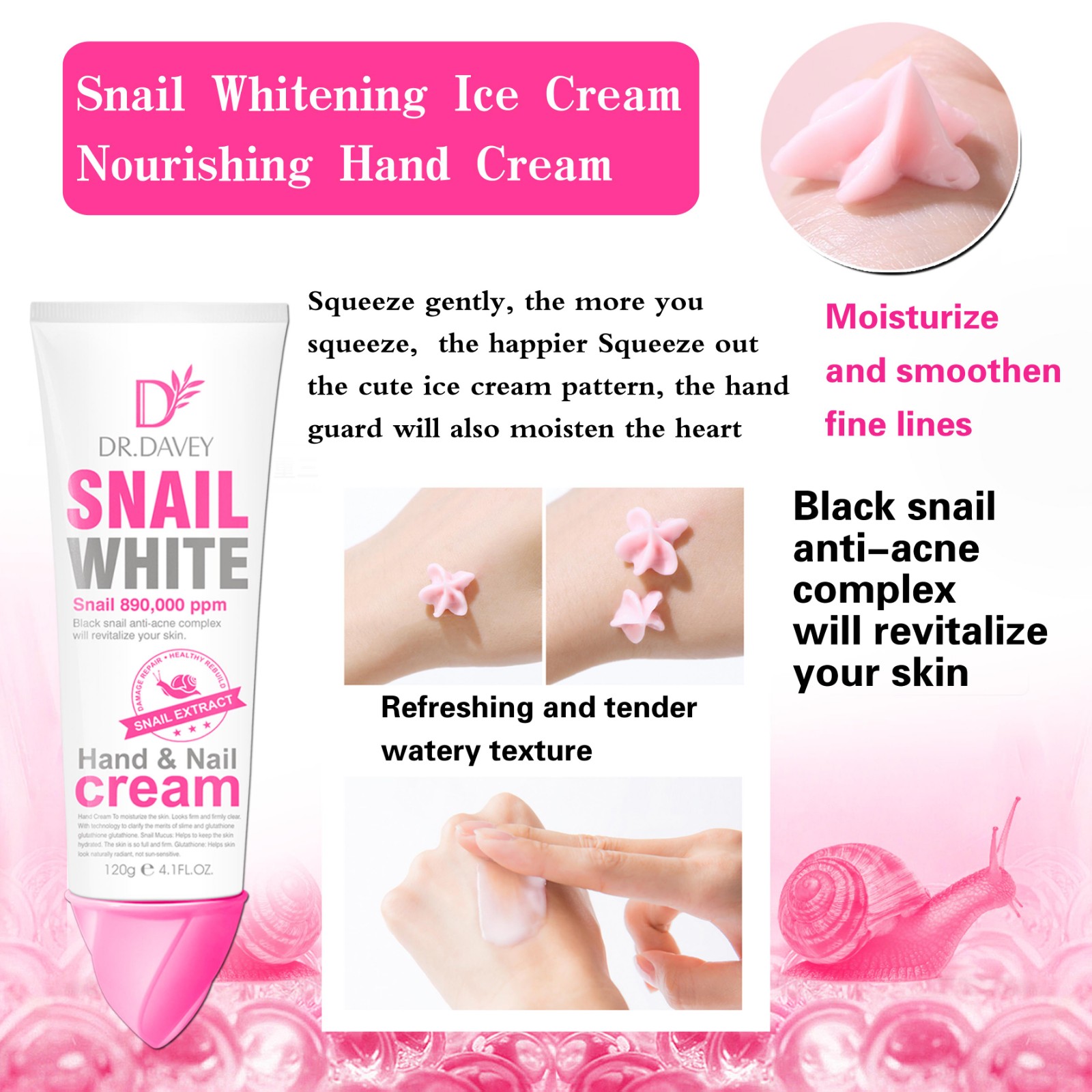  Snail hand cream