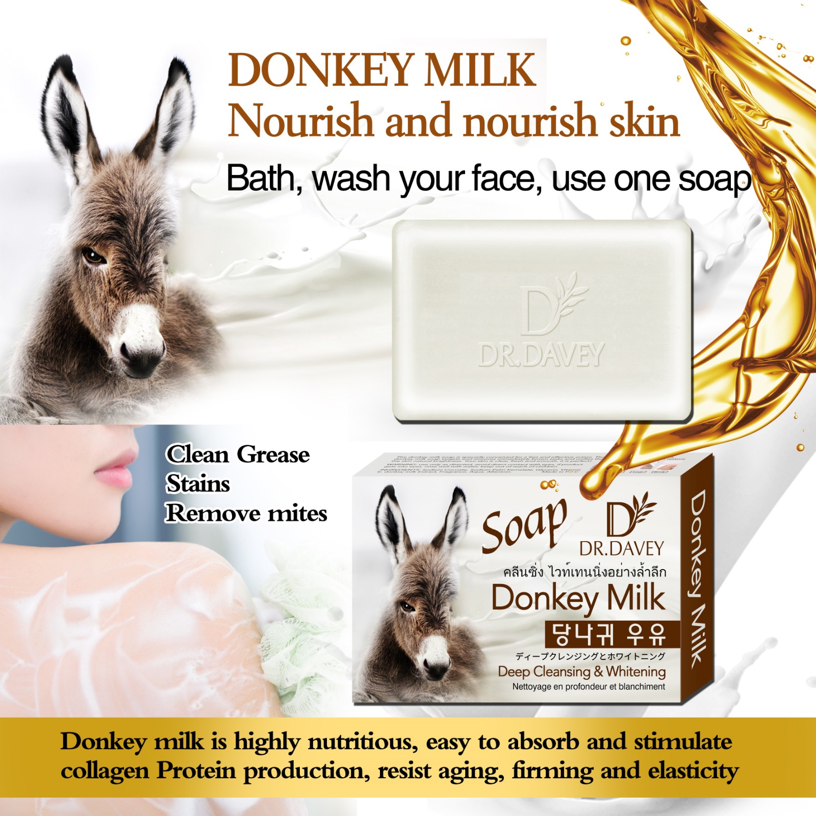 Donkey milk soap
