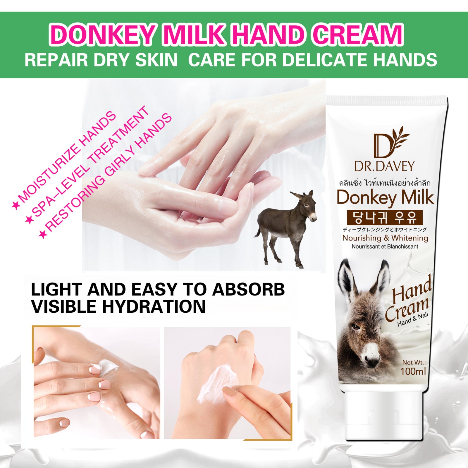  Donkey milk hand cream