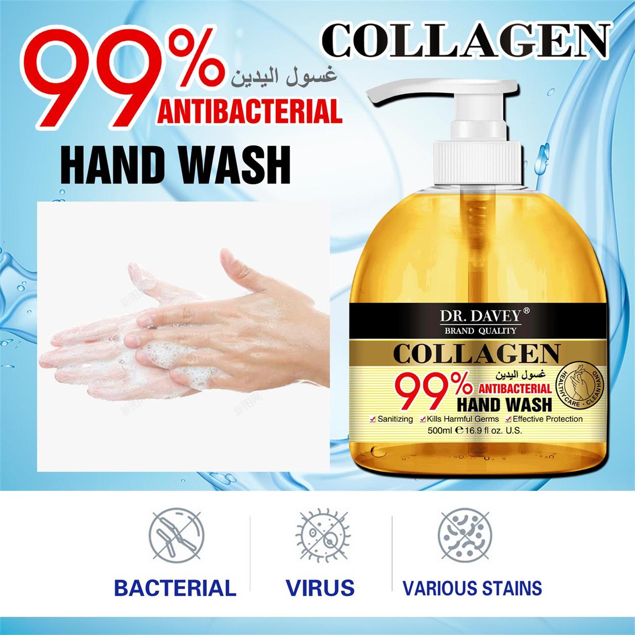Collagen hand wash