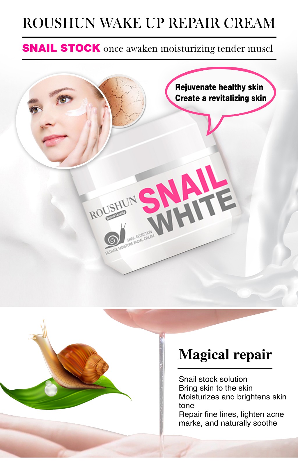 Snail white cream