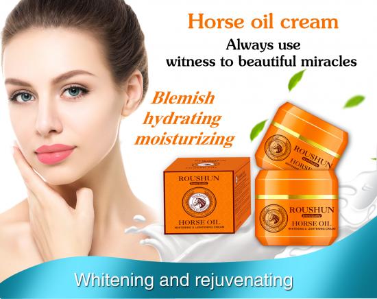 horse oil whitening  lighting moisture smooth soften
