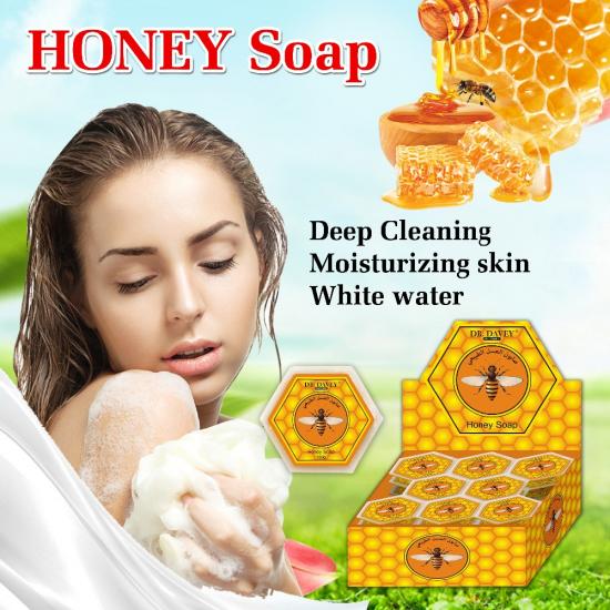 hexagon high quality beauty honey whitening soap