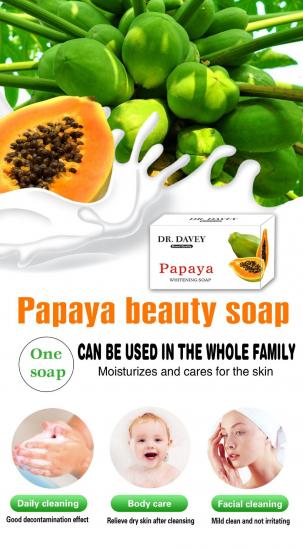 papaya whitening high quality  beauty soap
