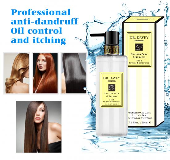 2 in 1 keratin perfume shampoo smoothing hair