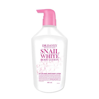 DR.DAVEY snail white body lotion natural ingredient Brightening Moisturizing Soothe Skin anti-aging 600ml