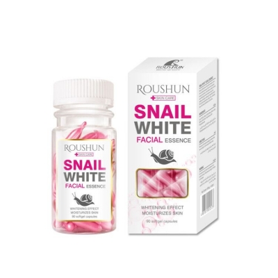 ROUSHUN Face Oil Anti Aging Nourishing Serum snail white Serum For Face Capsule OEM private label