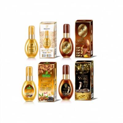 ROSHUN Margic oil+argan oil+snake oil+almond oil with keratin for hair,skin,nail,lips