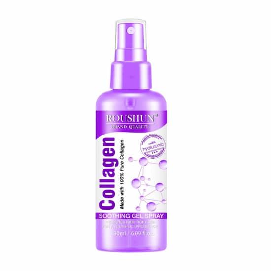 ROUSHUN Private Label collagen soothing gel spray with hyaluronic,promotes firm,tight skin for a youthful appearance