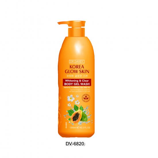 DR.DAVEY Korea Glow Skin Whitening & Clear Body Gel Wash