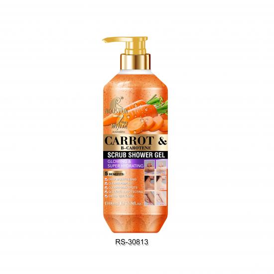ROUSHUN Carrot Scrub Shower Gel