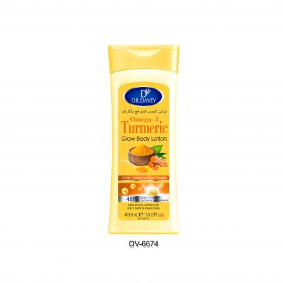 DR.DAVEY Improve Peeling Brighten Skin Smooth and Tender Skin Turmeric Body Lotion Use in Skin Good Quality