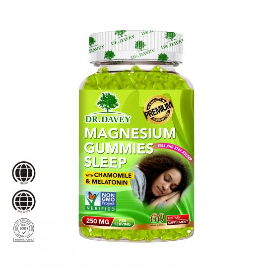DR.DAVEY Magnesium Sleep Gummies (with Chamomile & Melatonin)
