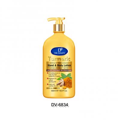 DR.DAVEY Turmeric  Hyaluronic Acid Bright Radiance Hand And  Body Lotion