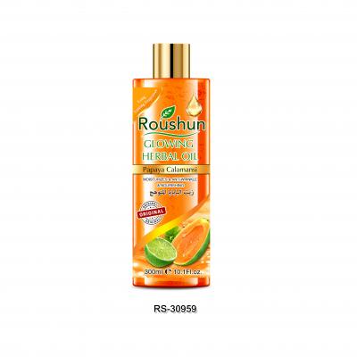 ROUSHUN Glowing Herbal Oil Papaya Calamansi Body Oil